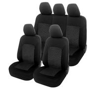 Fits CUSTO POL CUST 247120 Seat Cover Black Front/Rear Seat covers, s ⭐UK Stock⭐