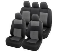 Fits CUSTO POL CUST 247180 Seat Cover Black/Grey Front/Rear Seat cove ⭐UK Stock⭐