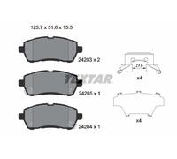 FITS DAIHATSU MATERIA 1.3 BRAKE PAD SET, DISC BRAKE 2428303 TEXTAR