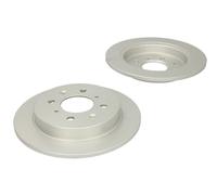 x2 Rear Brake Disc Delphi BG4334C Fits Honda Jazz Braking System Solid Coated