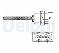 Fits DELPHI ES10789-12B1 LAMBDA SENSOR OPEL ASTRA G/H, COMBO, MERIVA, ⭐UK Stock⭐