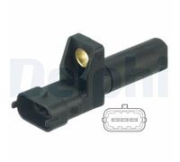 Crankshaft Pulse Sensor Delphi SS11178 Fits Mercedes C-Class CLC-Class CLK CLS