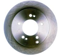 2x Brake disc solid B130758 DENCKERMANN for KIA CARENS III MPV