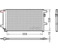 Fits DENSO DCN12007 condenser IVECO DAILY III / DAILY IV