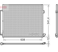 Denso DCN17066 Air Conditioning Condenser