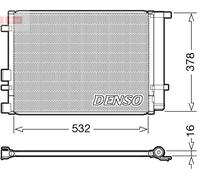 Fits DENSO DCN41005 HYUNDAI i20 Condenser
