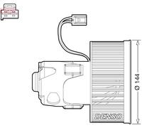 DENSO DEA05008 Interior Blower