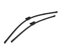DENSO Flat Front Window Wiper Blade DF221-650/500mm - Premium All Season Replacement Wipers - Top Lock Arm - RHD