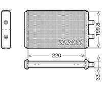Fits DENSO DRR12016 Heat Exchanger, interior heating DE stock