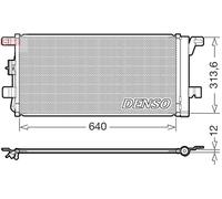 CONDENSER AIR CONDITIONING DCN02049 FOR AUDI CWGD 3.0L 6cyl Q5