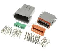 FITS DEUTSCH DT SERIES MULTI PLUG WATERPROOF CONNECTOR 2 3 4 6 8 12 WAY PIN KIT (12 Pin)