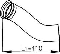 DINEX 81132 Exhaust Pipe