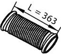 ✅Fits DINEX DIN82202 Exhaust pipe DIN82202 Exhaust pipe (length:340m ⭐UK Seller⭐