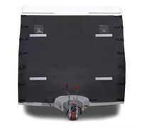 Fits ELDDIS AFFINITY 550 - Caravan Front Cover Protector, Full Guard With LED Lights Reflective Strips, Black