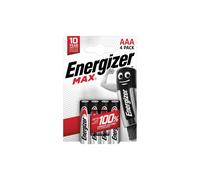 Energizer E303325600 Max AAA Battery Alkali-Manganese 1.5V 4 pc(s)