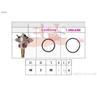 EPS 1.880.609 Thermostat, coolant for MERCEDES-BENZ