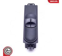 Window lift switch Front black 37SKV062 ESEN SKV for MERCEDES-BENZ