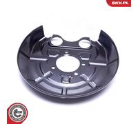 Brake disc cover Rear Axle Left 57SKV601 ESEN SKV for SAAB OPEL