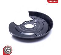 Brake disc cover Rear Axle Left 57SKV668 ESEN SKV for AUDI 80 B4 Saloon A4 B5