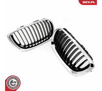 Fits ESEN SKV 66SKV079 BMW grill set L+P, chrome housing, black stripes, BMW 3