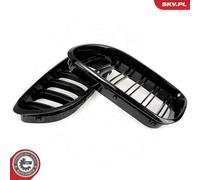 Fits ESEN SKV 66SKV206 BMW grill set L+P, double slat, black gloss, BMW 6 F06/F