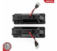 Fits ESEN SKV 72SKV549 LED license plate light NISSAN Juke NV200 Pulsar Qashqai