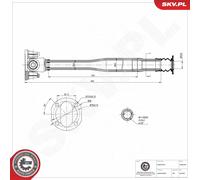 ESEN SKV 76SKV023 Propshaft, axle drive