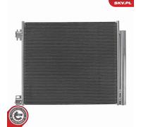 Fits ESEN SKV 86SKV081 condenser NISSAN Qashqai II X-trail III RENAULT Espace V