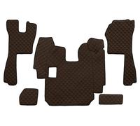 ✅Fits F-CORE F-CORE FL11 BROWN Floor mats ECO-leather quilted (5 pcs ⭐UK Seller⭐