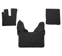 3x ✅Fits F-CORE F-CORE FL25 BLACK Floor mats ECO-leather quilted (3 ⭐UK Seller⭐