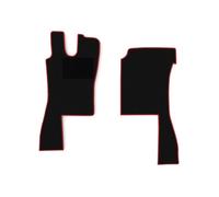 Fits F-CORE F-CORE MT15 RED Floor mats Velours (2 pcs) Red driver + p ⭐UK Stock⭐