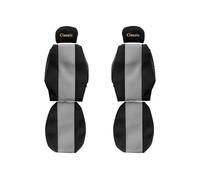 Fits F-CORE F-CORE PS06 GRAY Seat Cover Grey Seat covers CLASSIC (grey, velours