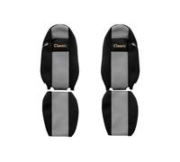 Fits F-CORE F-CORE PS08 GRAY Seat Cover Grey Seat covers CLASSIC (grey, velours