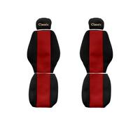 Fits F-CORE F-CORE PS22 RED Seat Cover Red Seat covers CLASSIC (red, velours, a