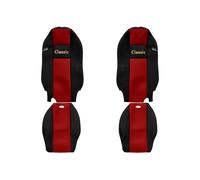 Fits F-CORE F-CORE PS23 RED Seat Cover Red Seat covers CLASSIC (red, velours, d
