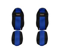 Fits F-CORE F-CORE PS28 BLUE Seat Cover Blue Seat covers CLASSIC (blue, velours