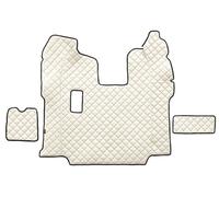 Fits F-CORE F-CORE RH05 CHAMP Floor mats ECO-leather quilted (3 pcs) Champagne