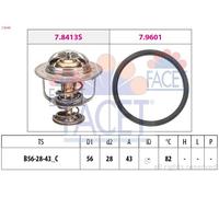 THERMOSTAT COOLANT 7.8640 FOR MITSUBISHI SPORT/MONTERO/PAJERO/WAGON/CHALLENGER