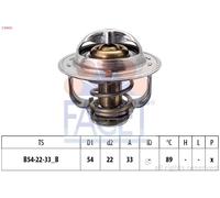 Thermostat 7.8693S FACET for OPEL CHEVROLET