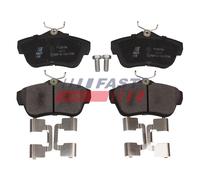 Fits FAST FT29154 BRAKE PADS FIAT SCUDO 07> REAR WITHOUT S