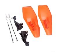 Fits FE250, FE350, 2020 Models, Blocks Cold Wind, enhances Rider Comfort, Black red Orange Options(Orange)