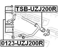 FEBEST 0123-UZJ200R Anti-roll bar link