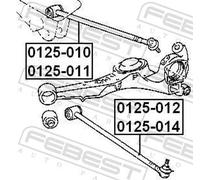 Rear Control Arm Left for Toyota RAV4 SXA1 1993-2000