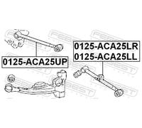 Febest 0125-ACA25LL Rear Left Wishbone Suspension Arm Fits Toyota Rav 4