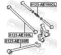 FEBEST 0125-AE100R Suspension arm