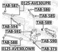 FEBEST 0125-AVE30UPR Suspension arm