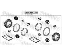 Fits FEBEST 0175-NRE210R REPAIR KIT, BRAKE CALIPER REAR TOYOTA 04479-10091