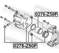 FEBEST 0276-Z50F Brake caliper piston