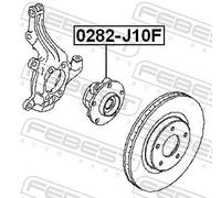 FEBEST 0282-J10F Wheel bearing kit