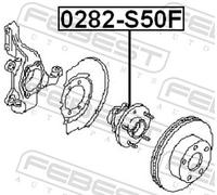 FEBEST 0282-S50F Wheel bearing kit